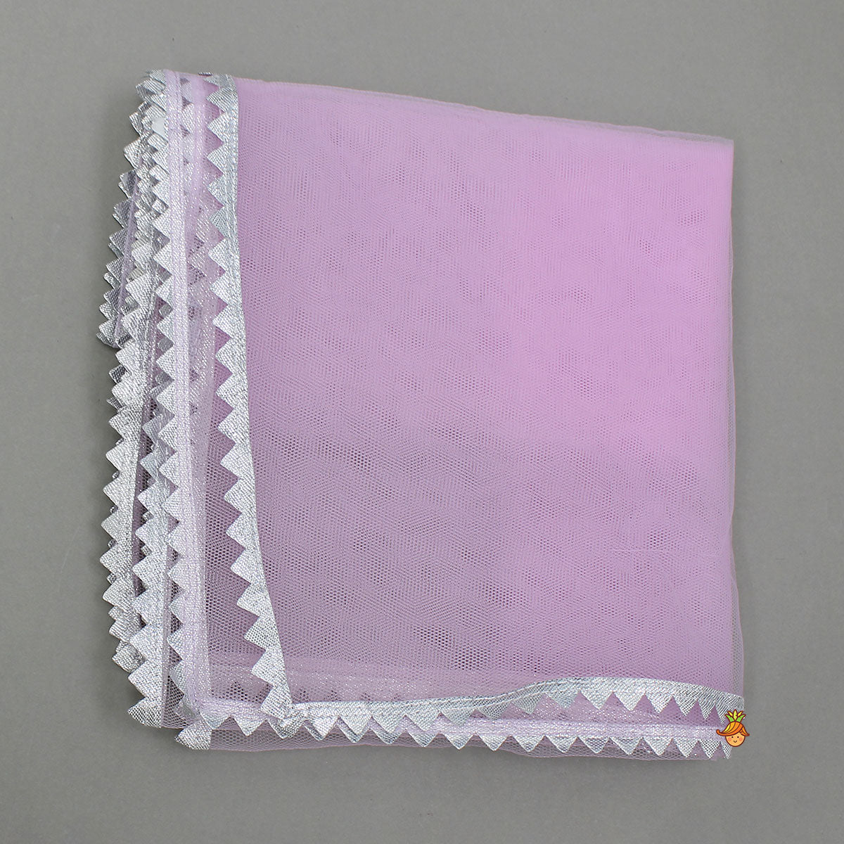 Sequined Halter Neck Top And Multicolour Lehenga With Net Dupatta