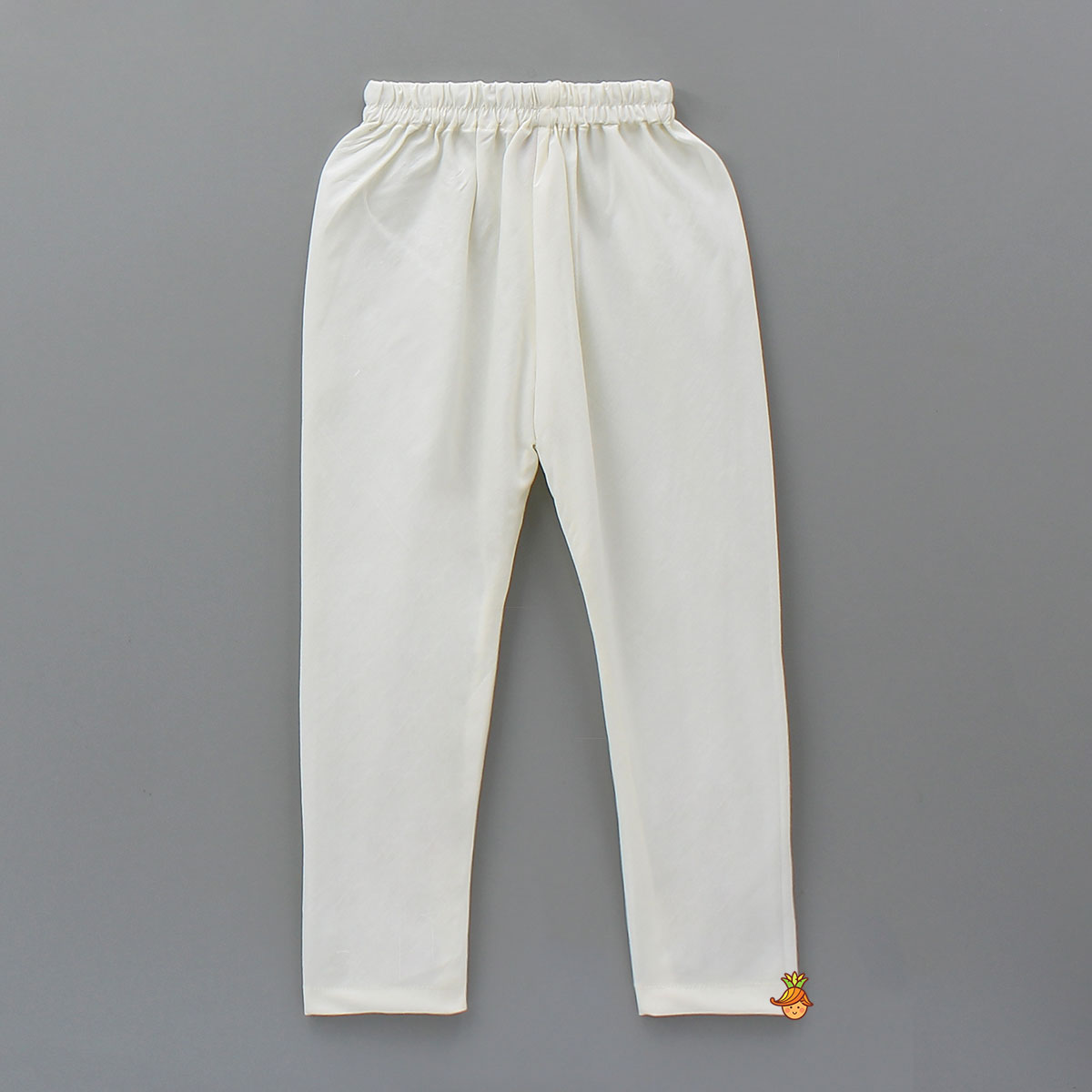 Embroidered Front Placket Kurta With Churidar