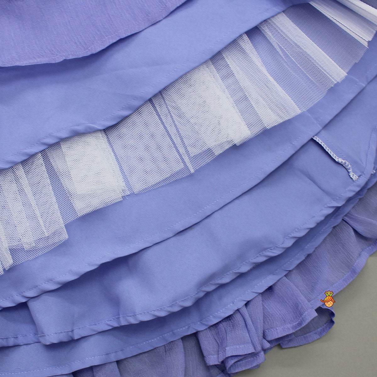 Butterfly Cutwork Top And Lehenga