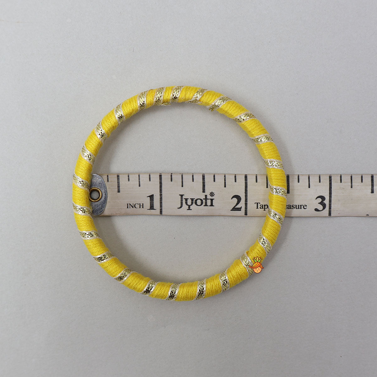 Elegant Thread Bangles With Sequin Detailing