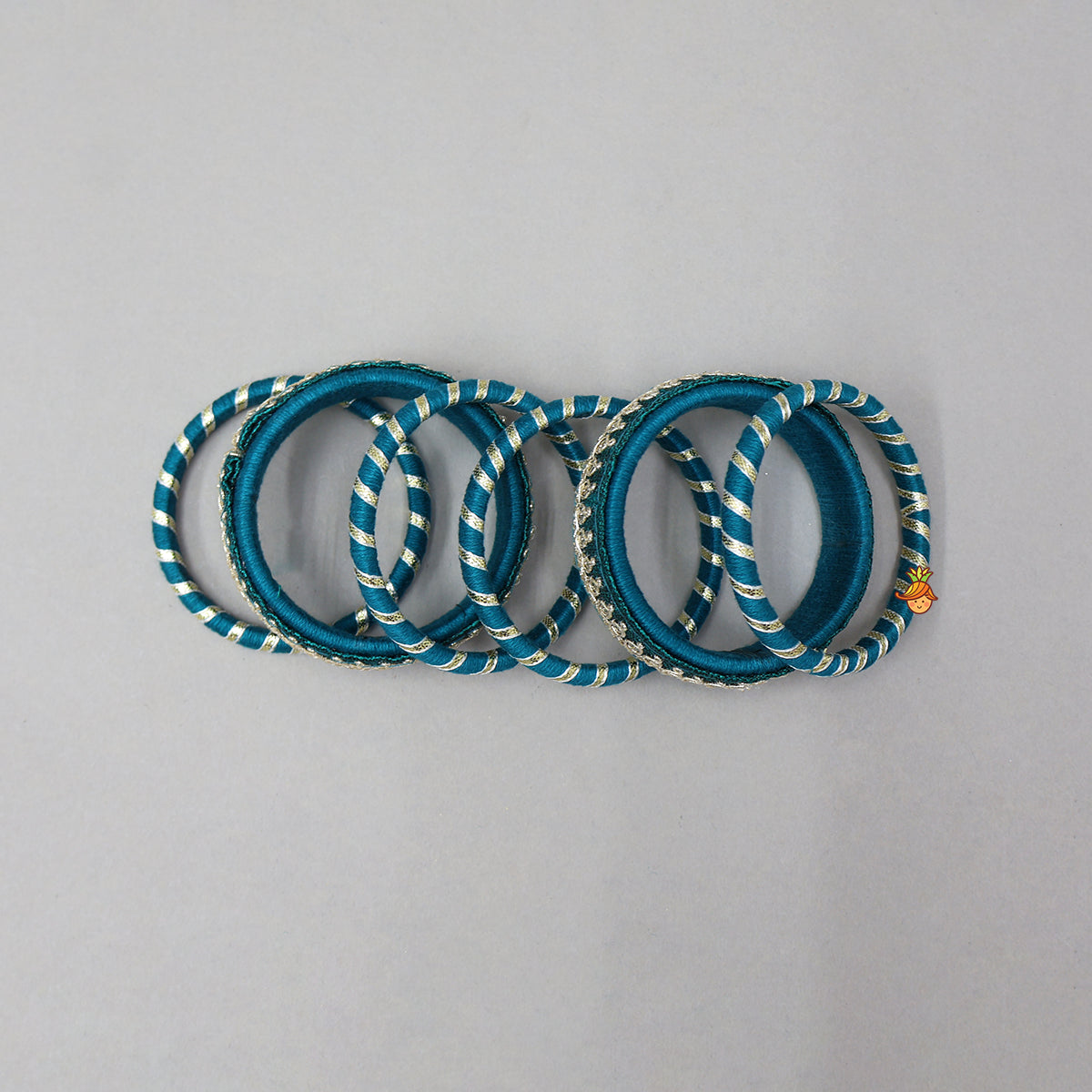 Charming Gota Lace Detailed Thread Bangles