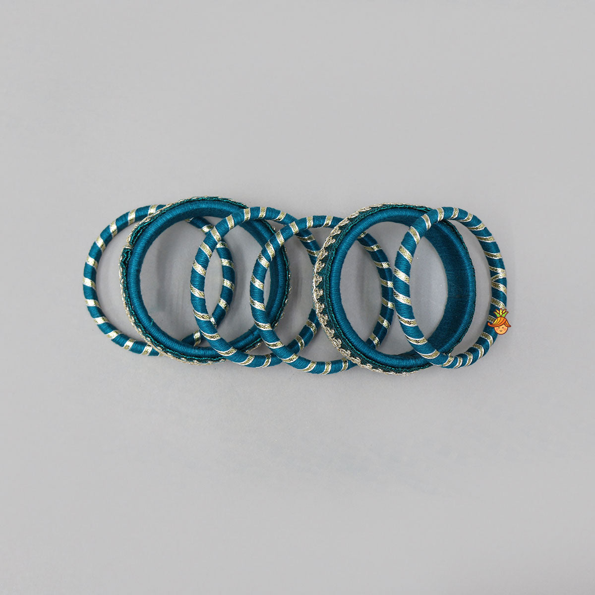 Charming Gota Lace Detailed Thread Bangles