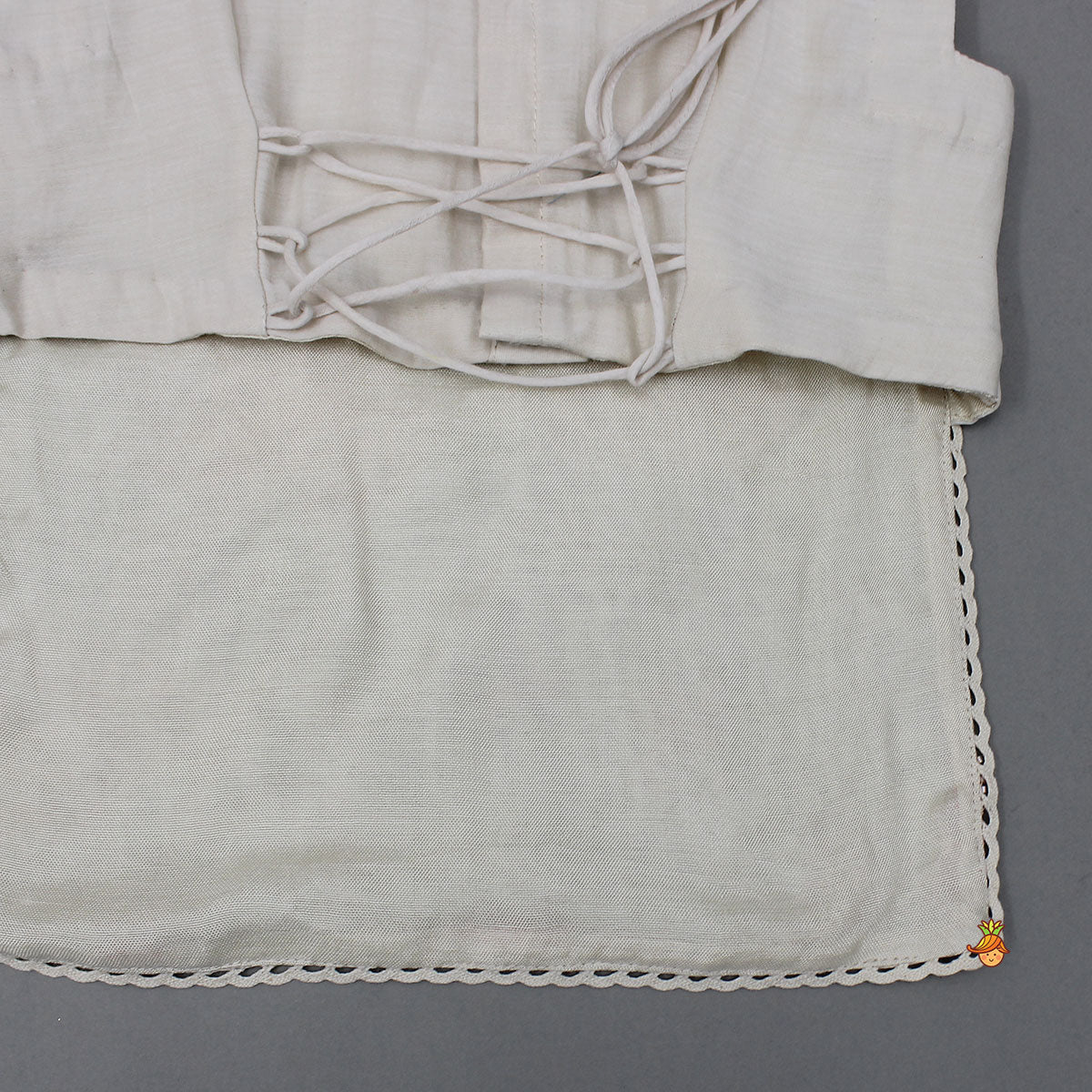 Swarn Motif Embroidered Asymmetric Top And Palazzo