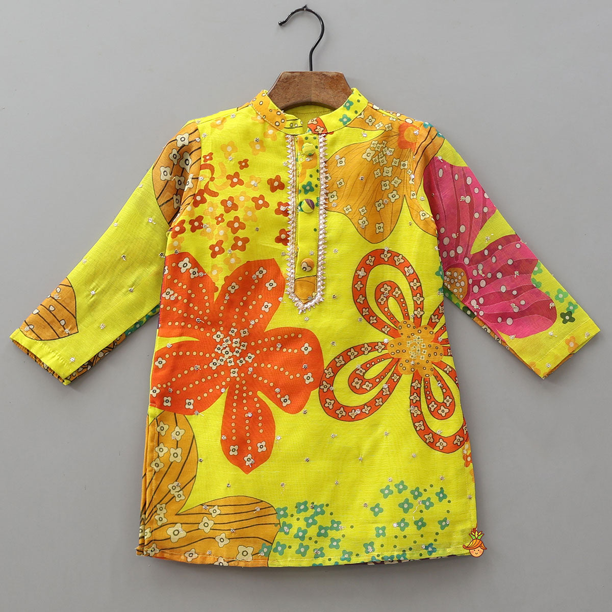 Floral Multicolour Printed Kurta With Pyjama