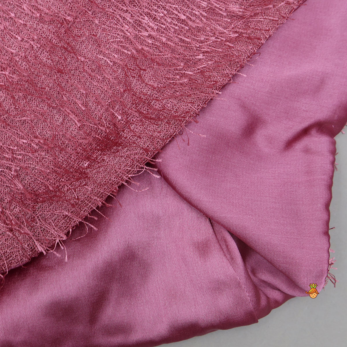 Adorable Fur-Detail Dress With Matching Cape