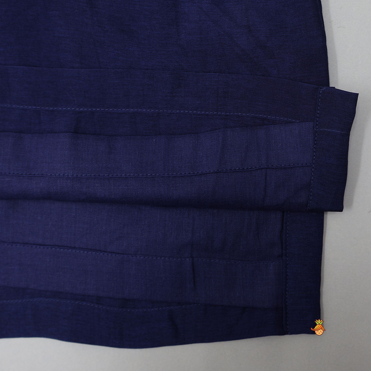 Embroidered Front Placket Ethnic Kurta With Churidar