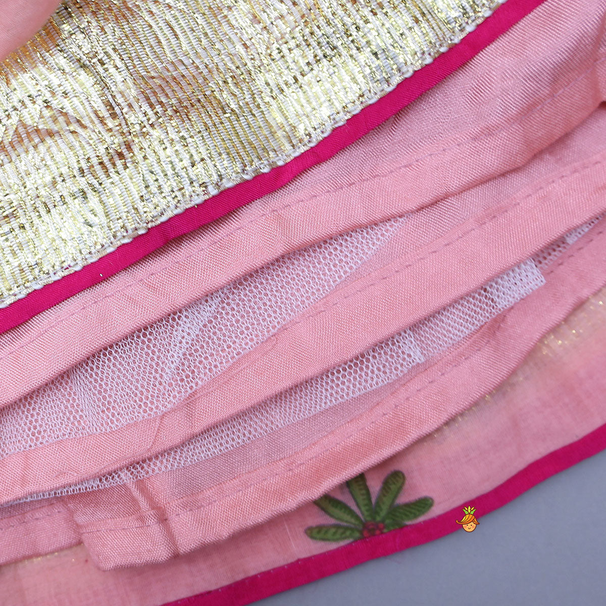 Beautifully Printed Top And Lehenga