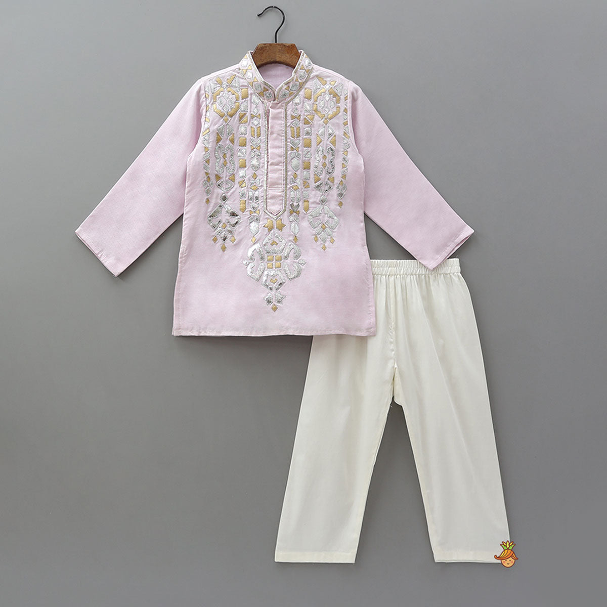 Elegant Embroidered Kurta And Pyjama
