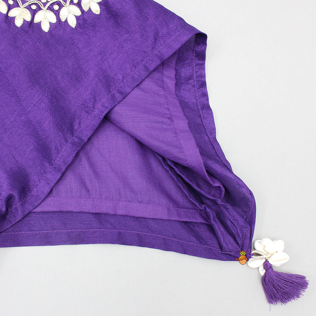 Gota Work Stylish Flared Top With Palazzo