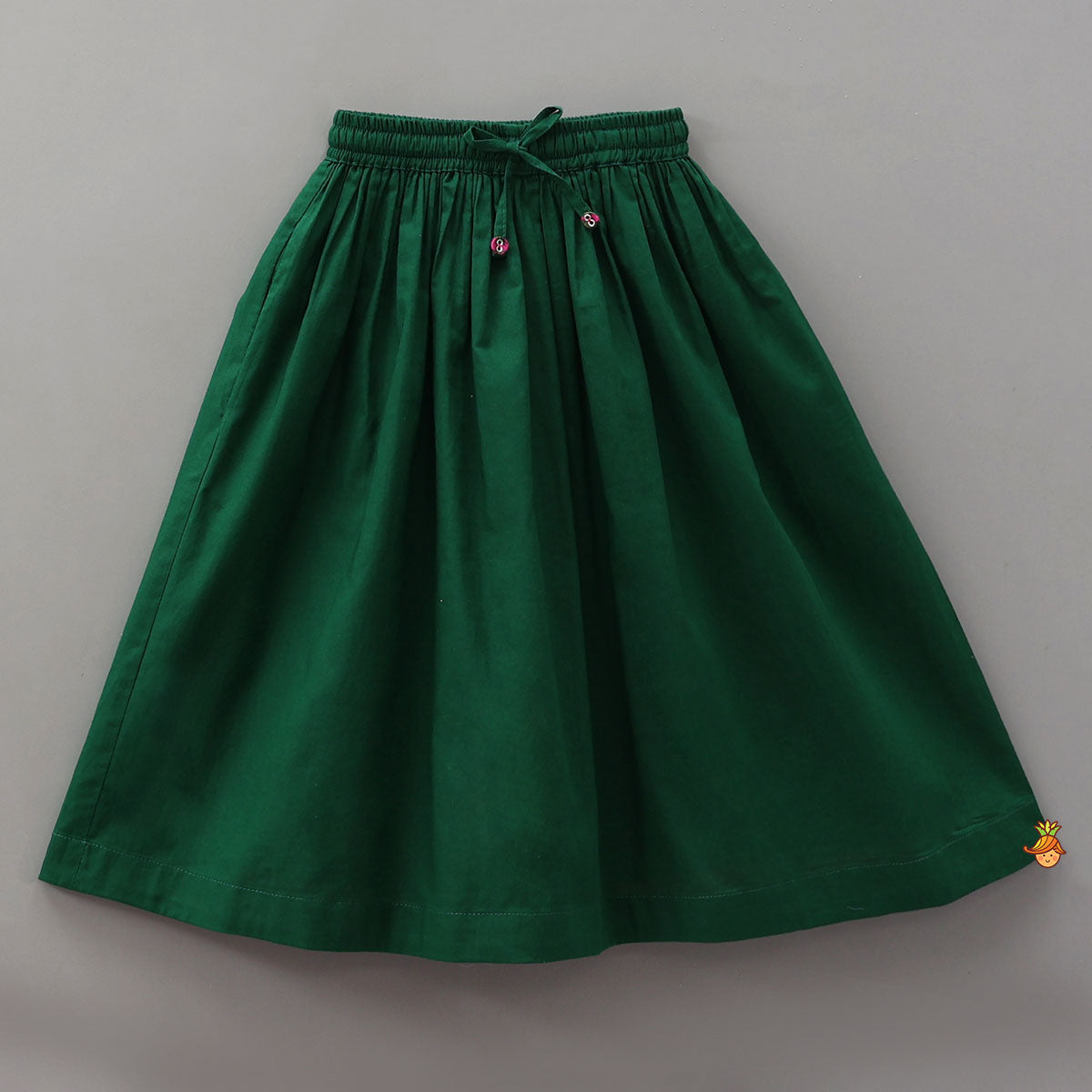 Knot Detail Flared Top And Lehenga