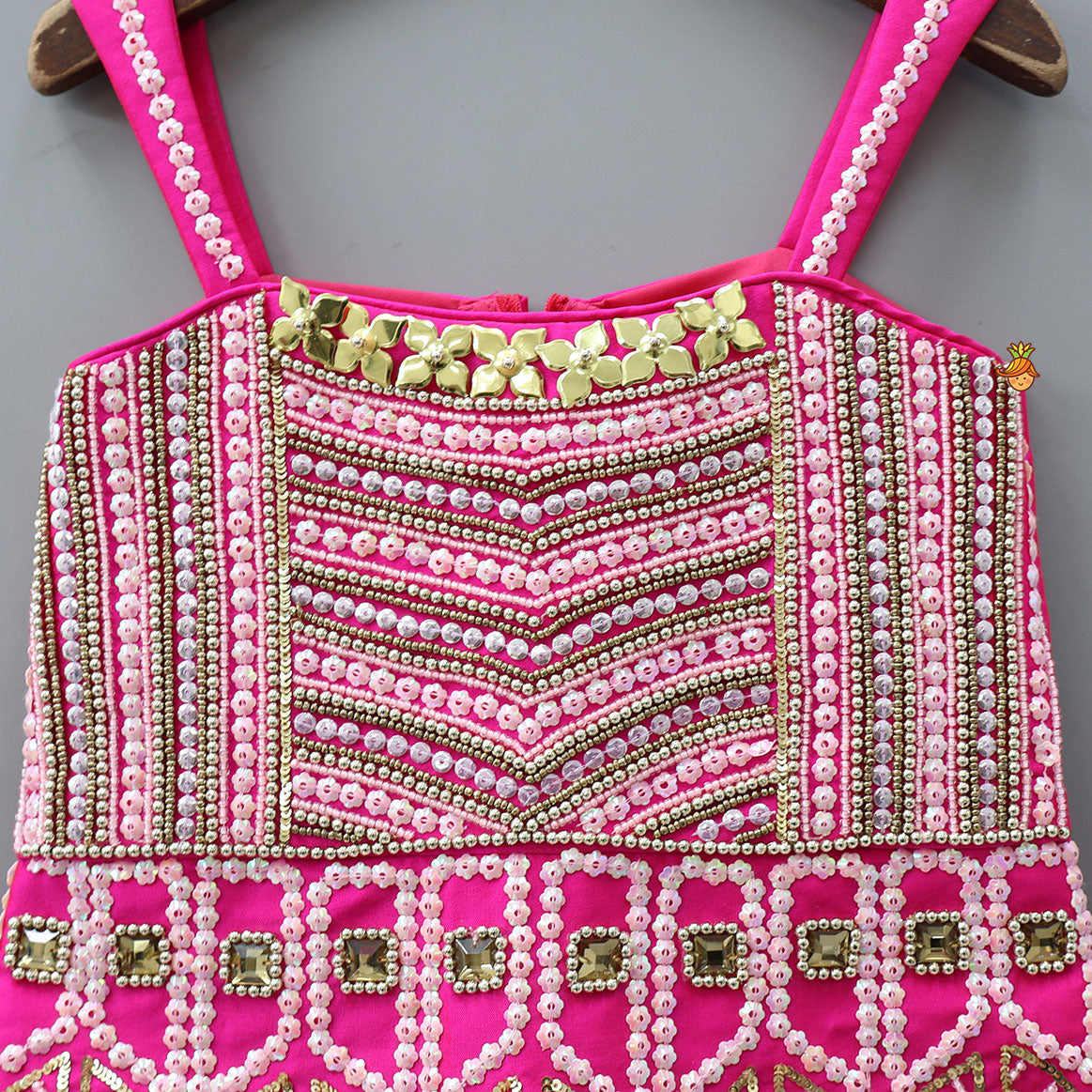 Exquisite Kurti With Flared Sharara And Dupatta