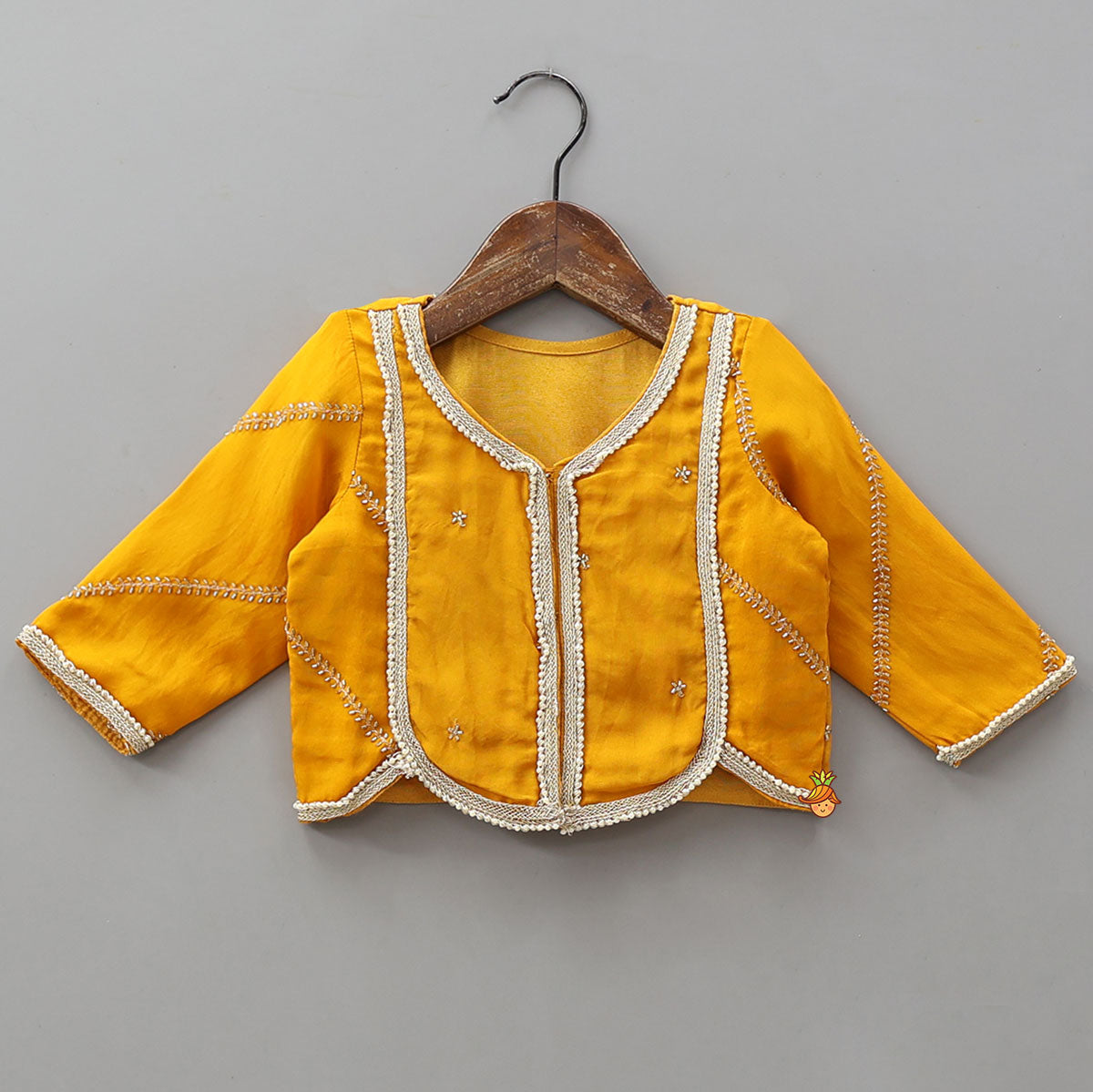 Stunning Lace Work Top And Lehenga With Net Dupatta