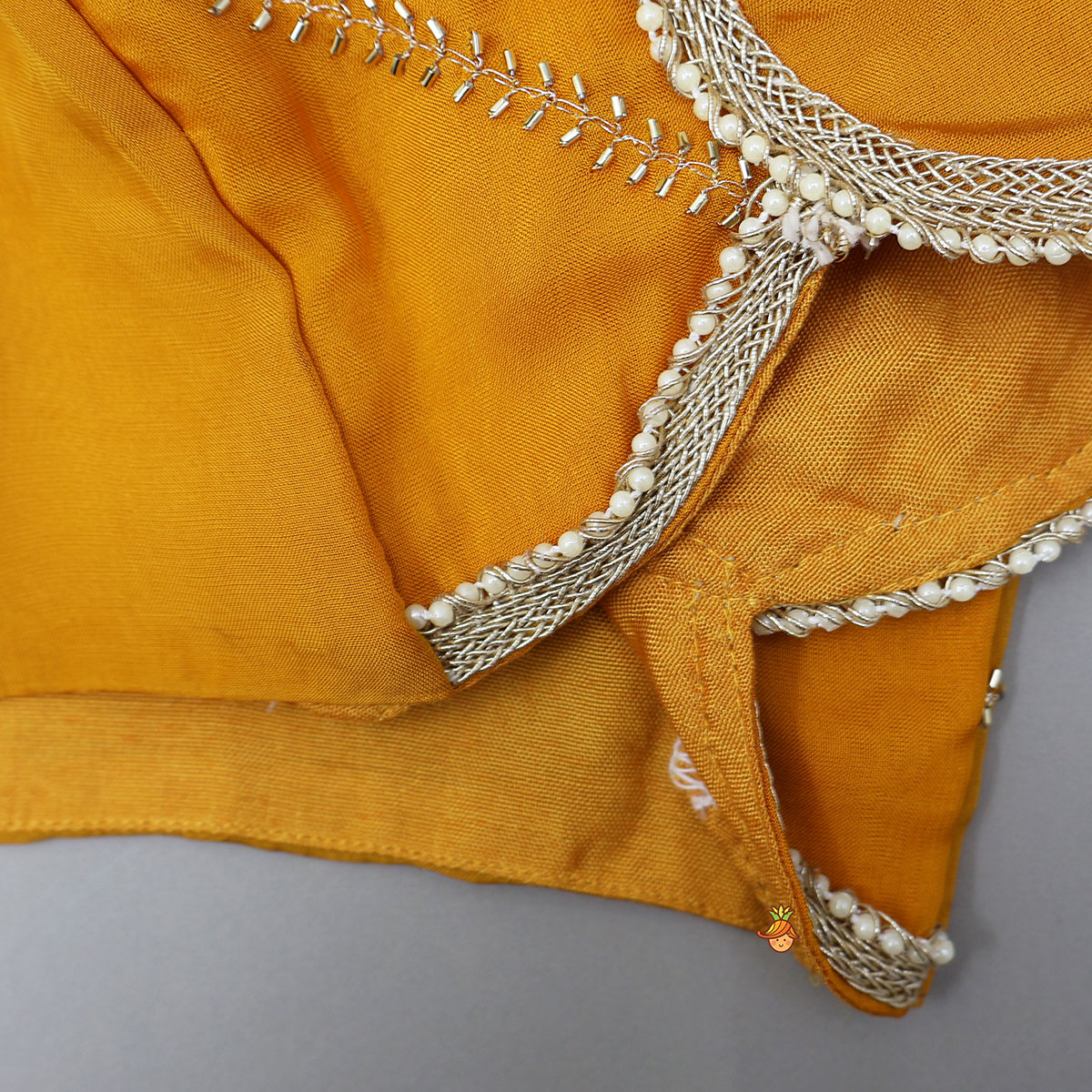 Stunning Lace Work Top And Lehenga With Net Dupatta