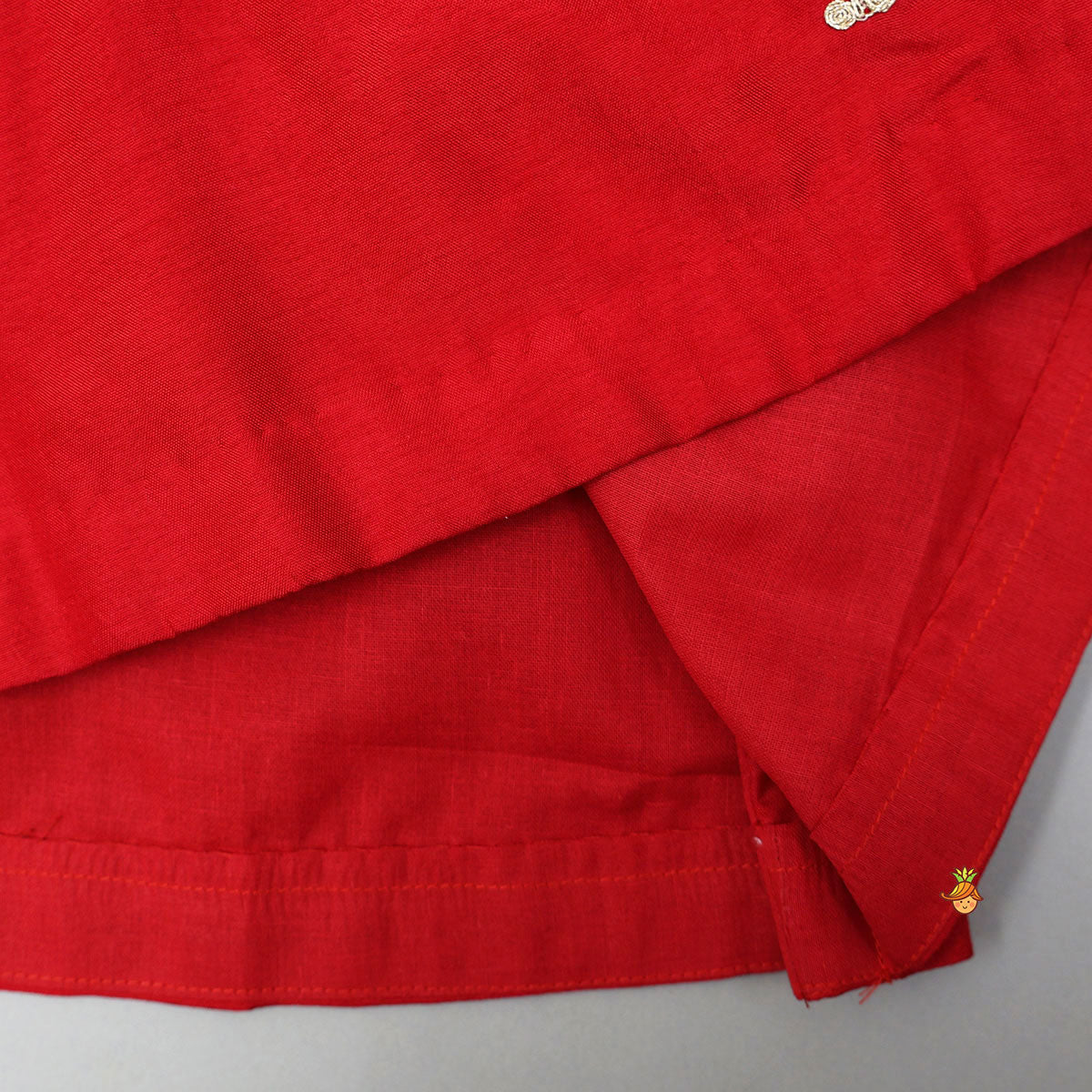 Pleated Armhole Kurti And Sharara With Matching Dupatta