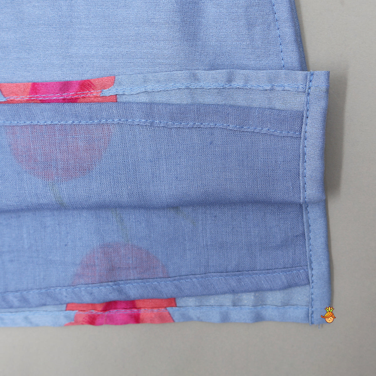 Mandarin-Collar Kurta With Printed Jacket And Pyjama