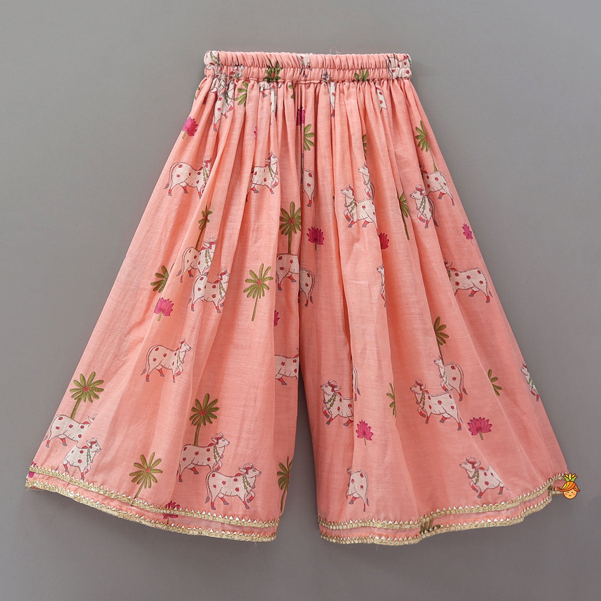 Angarkha Style Kurti And Palazzo