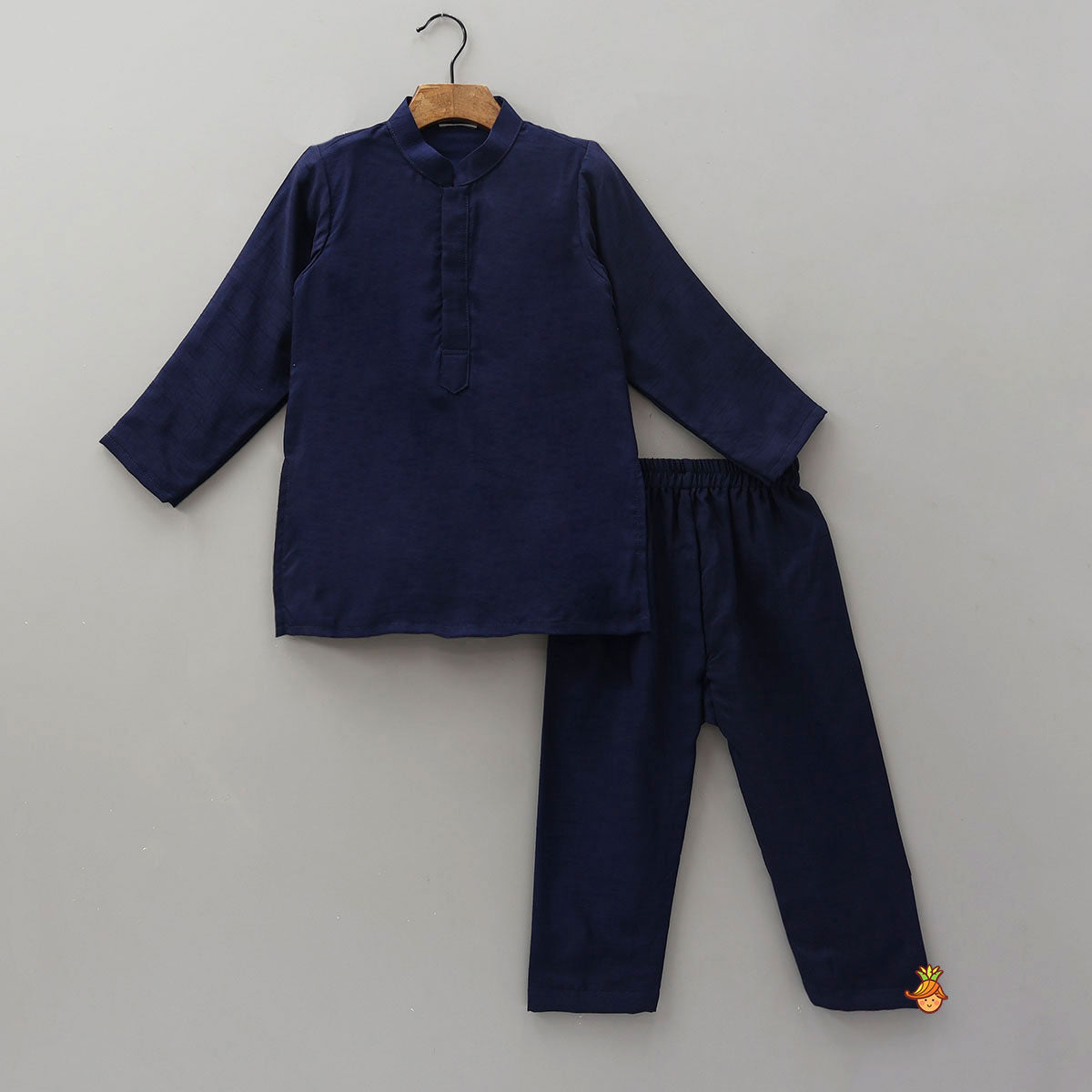 Ethnic Kurta With Brocade Jacket And Pyjama