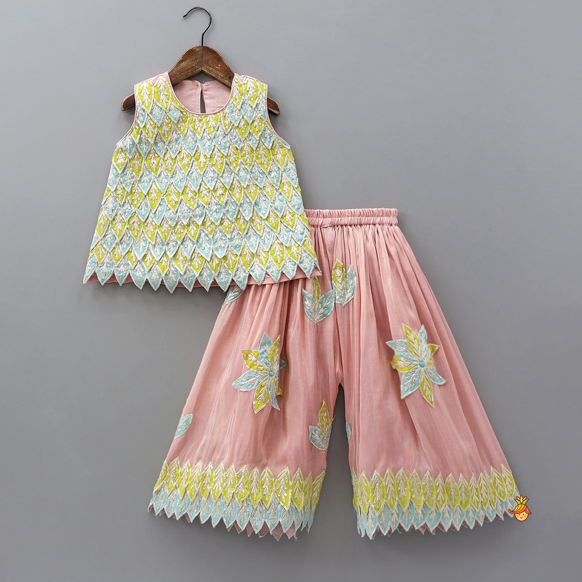 Applique Work Top And Palazzo