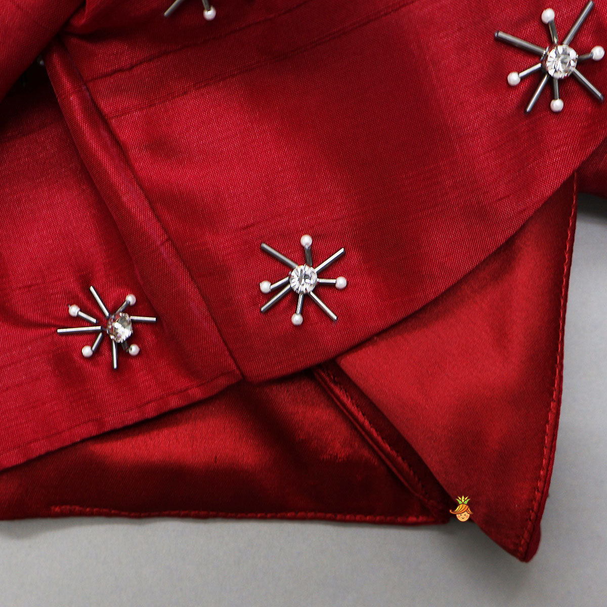 Charming Top With Striped Lehenga And Dupatta