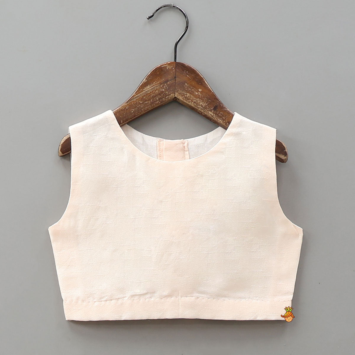 Sleeveless Top With Embroidered Jacket And Booti Work Lehenga