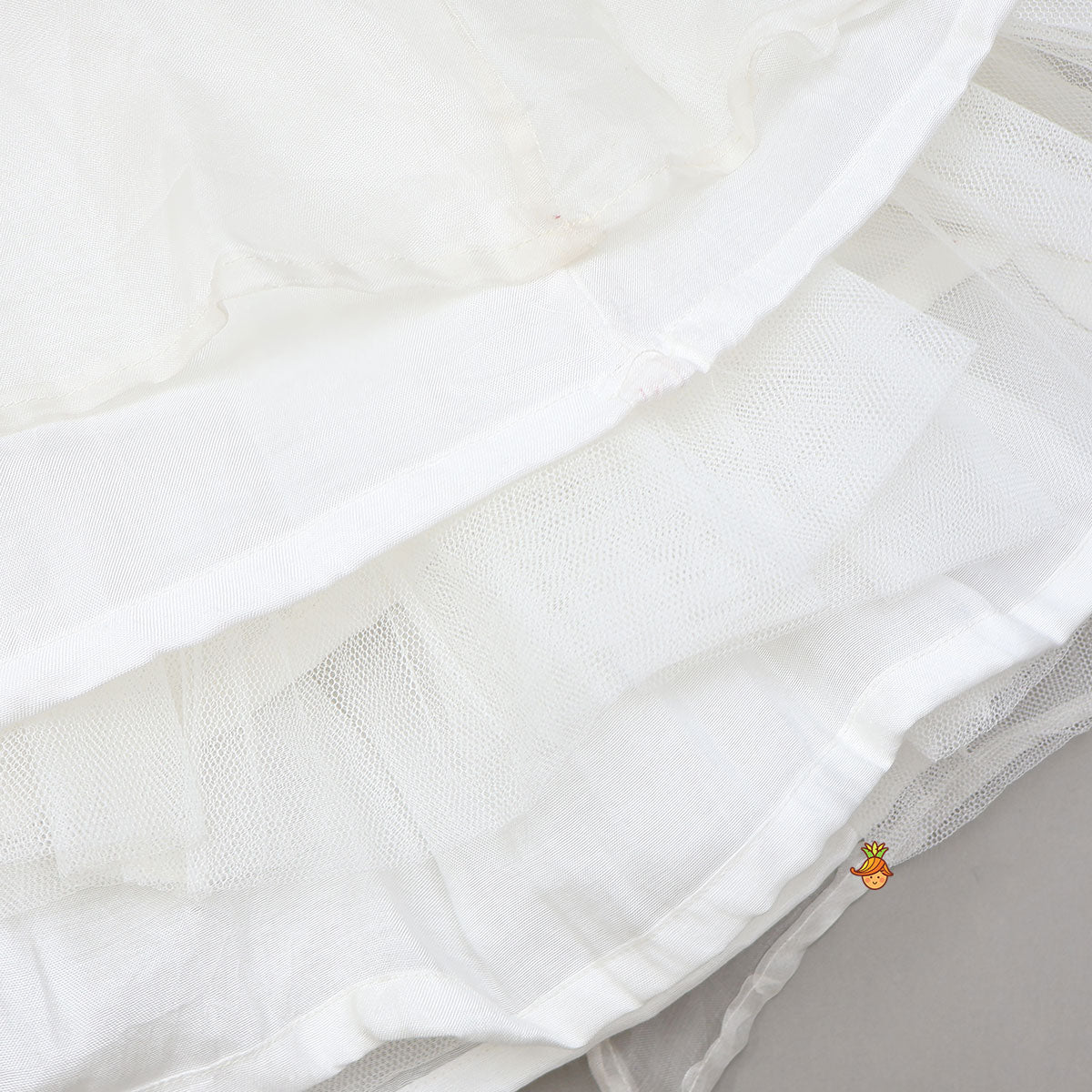 Floral Applique Top And Lehenga