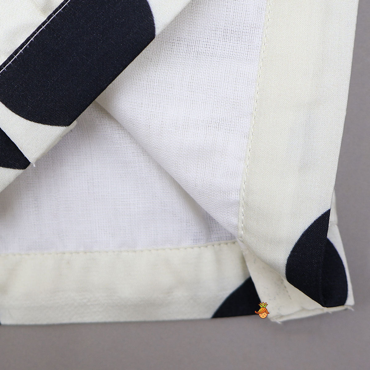 Stunning Halter Neck Polka Dot Printed Top With Matching Layered Skirt