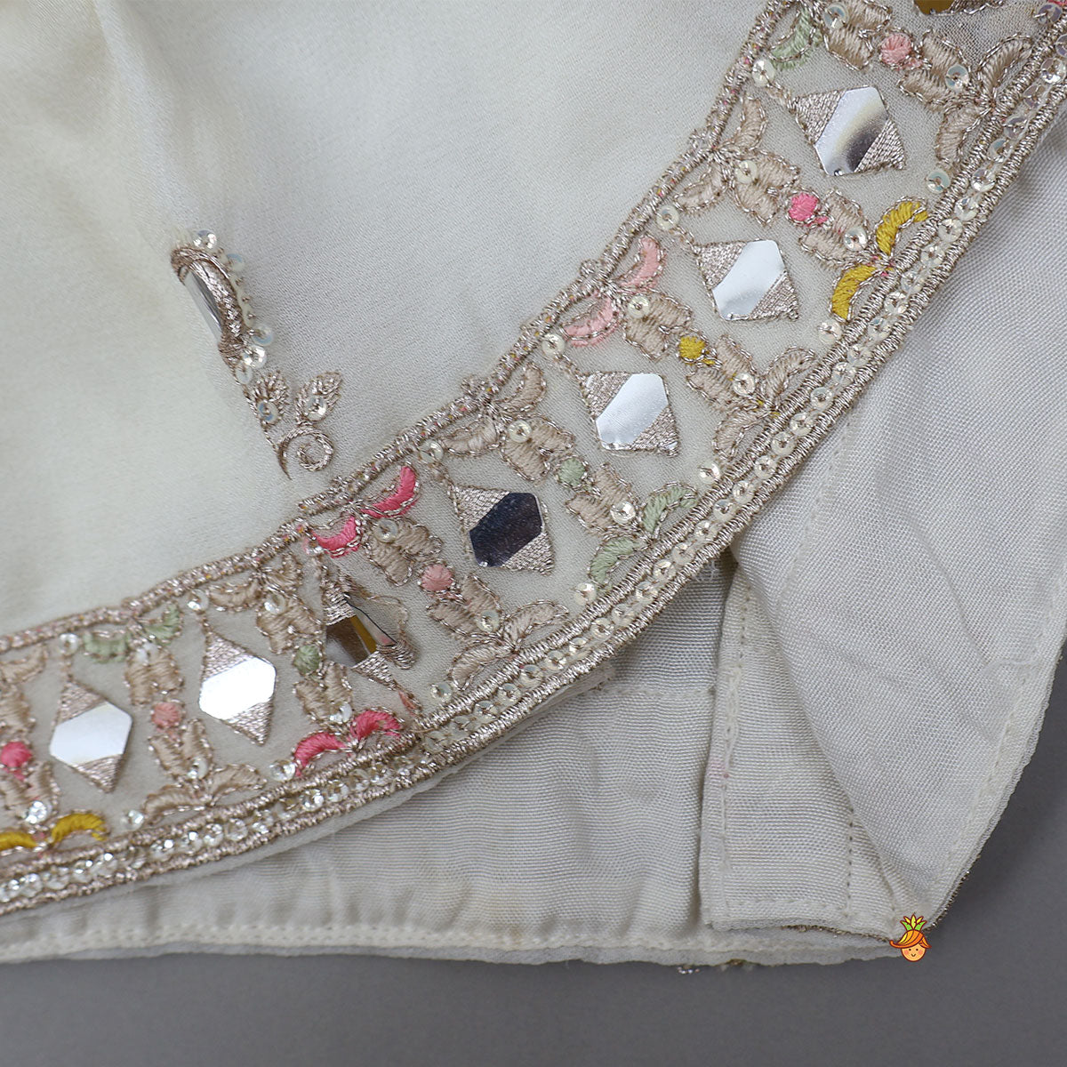 Stunning Embroidered Top And Lehenga