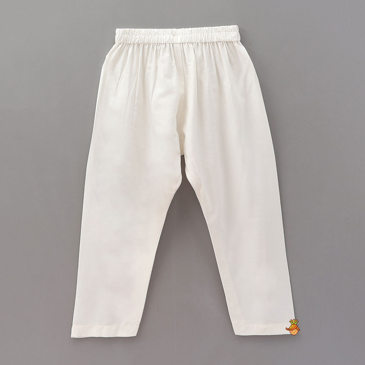 Patch Pocket Kurta With Open Jacket And Pyjama