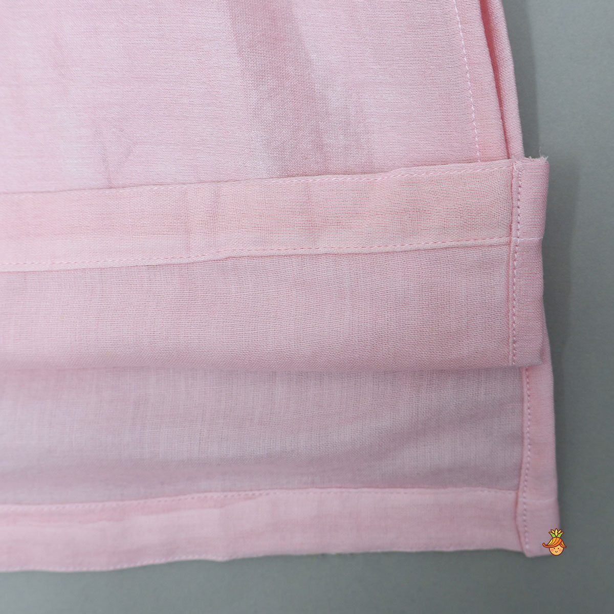 Patch Pocket Kurta With Open Jacket And Pyjama