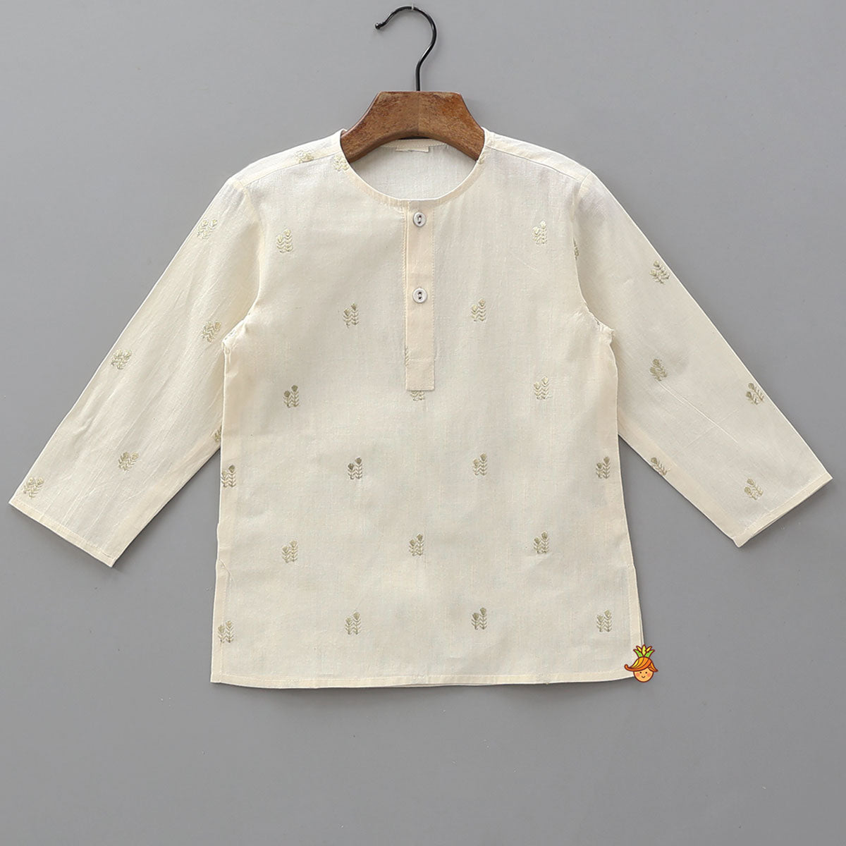 Booti Work Kurta And Pyjama