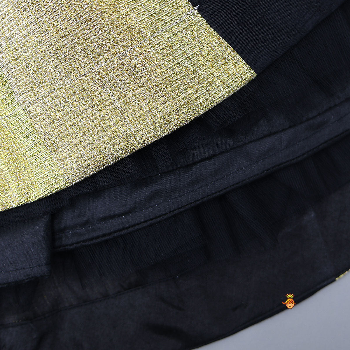 Embellished Stylish Sleeve Top With Lehenga And Dupatta