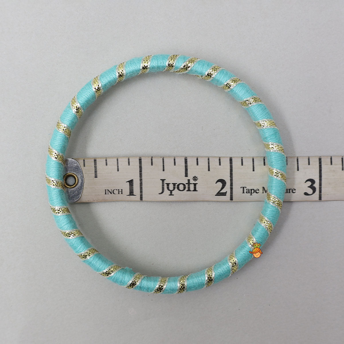 Adorable Thread Bangles With Sequin Detailing