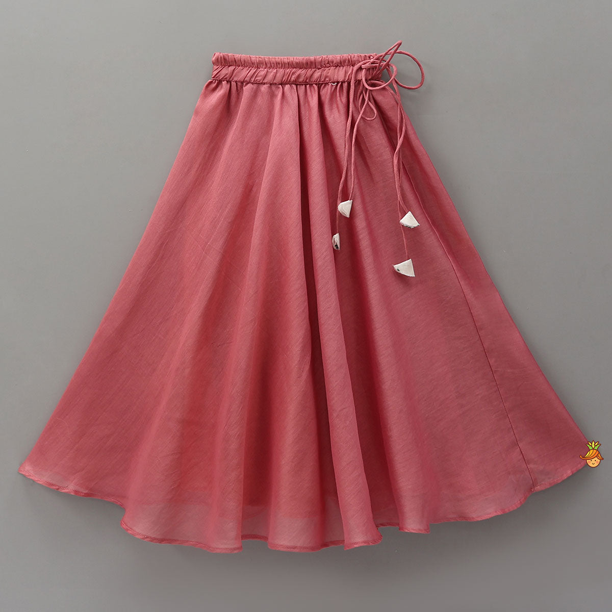 Thread Embroidered Top And Flared Lehenga