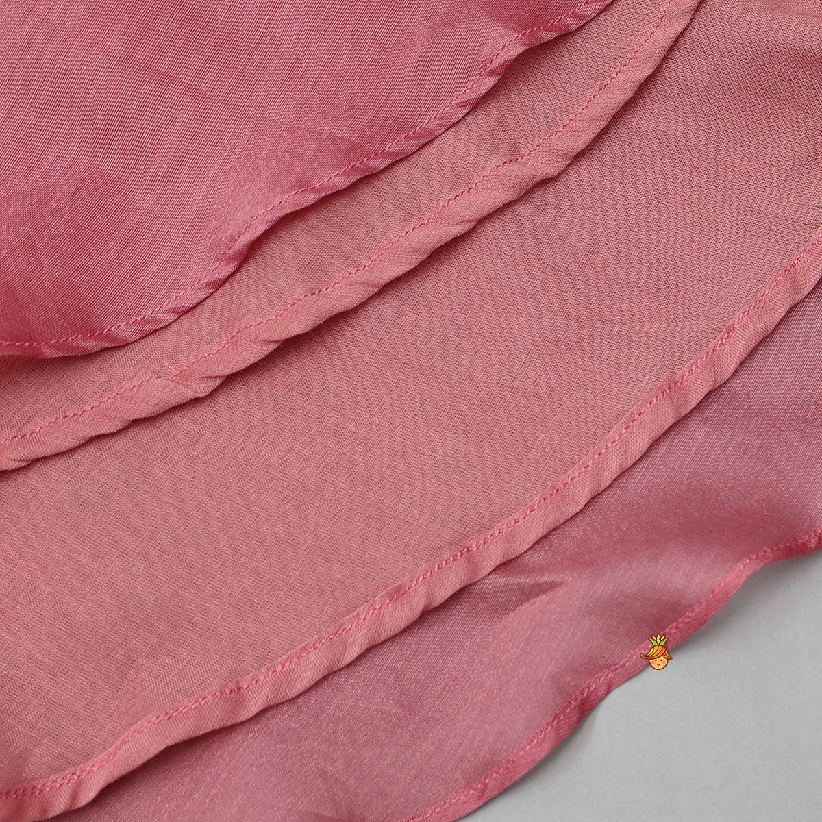 Thread Embroidered Top And Flared Lehenga