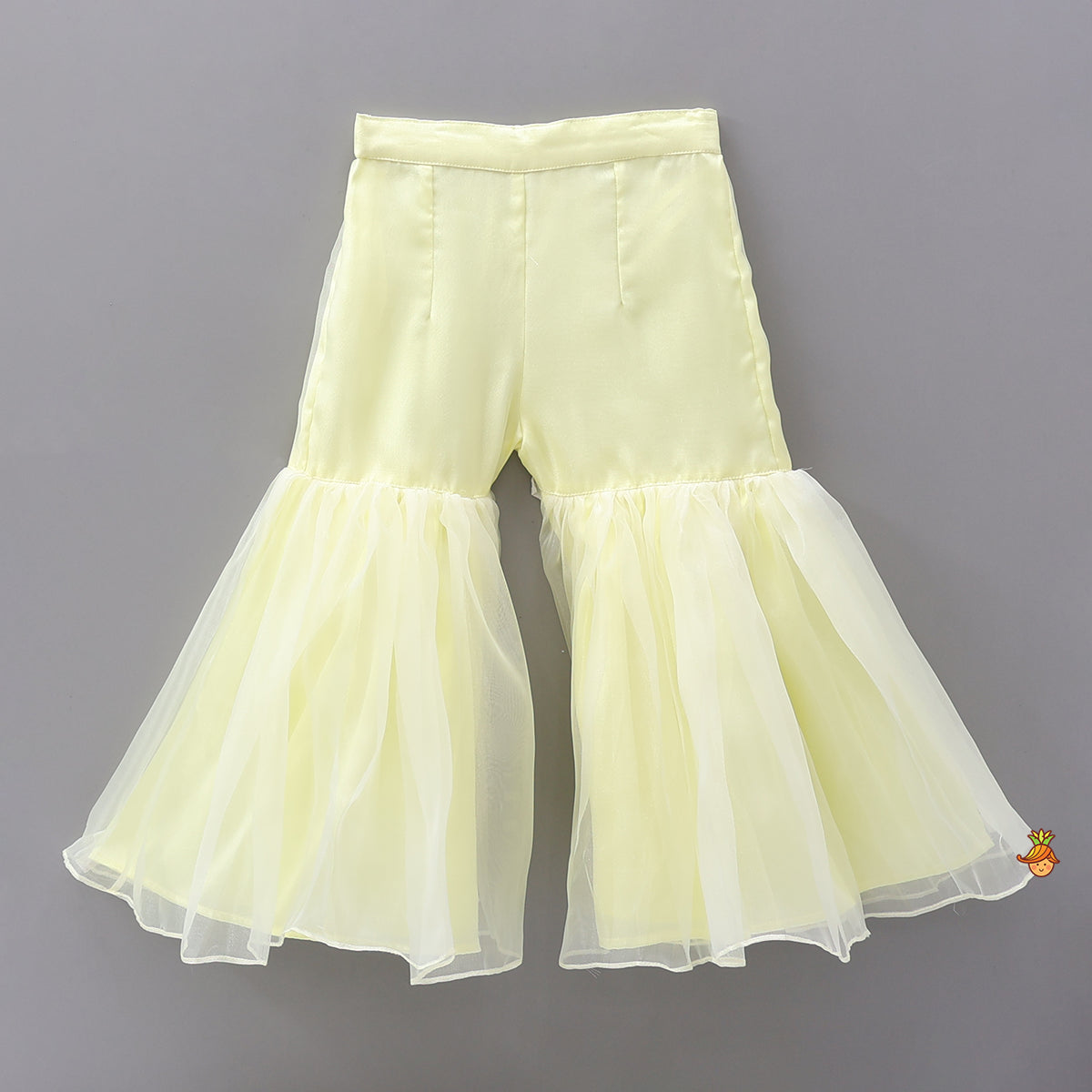 Bow Adorned Inner Top With Hand Embroidered Jacket And Sharara With Floral Sling Bag