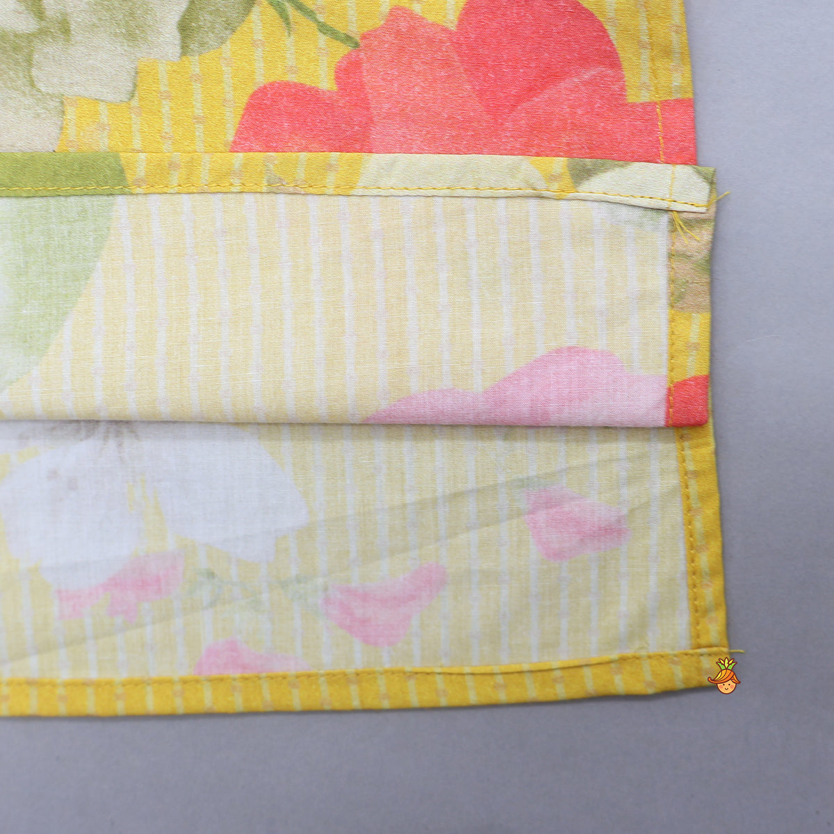 Floral Printed Kurta With Cut Dana Embroidered Jacket And Pyjama