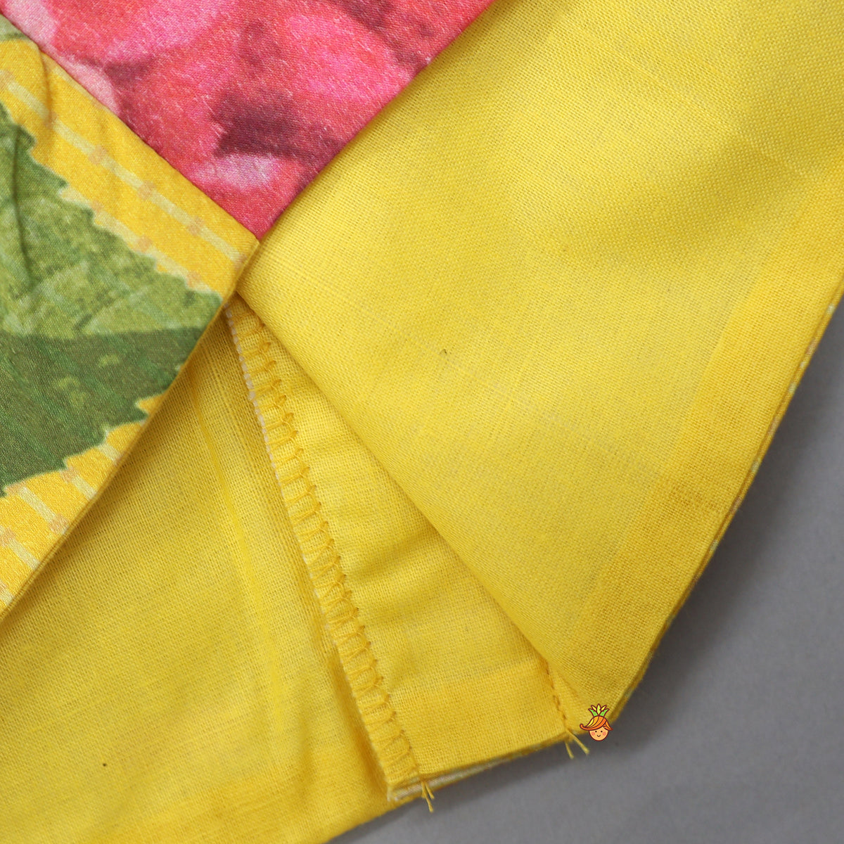 Floral Printed Kurta With Cut Dana Embroidered Jacket And Pyjama