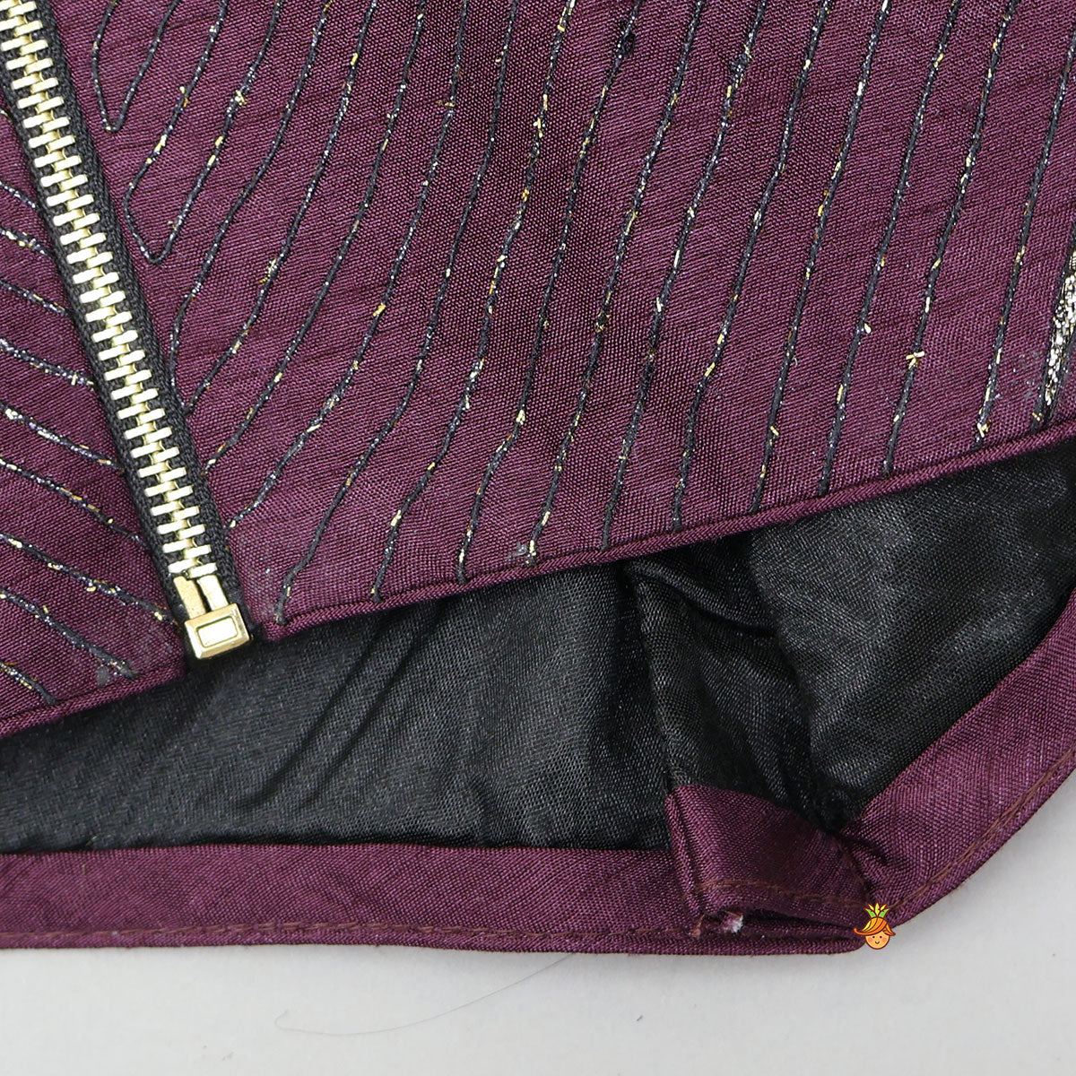 Stunning One Shoulder Drape Top With Lehenga