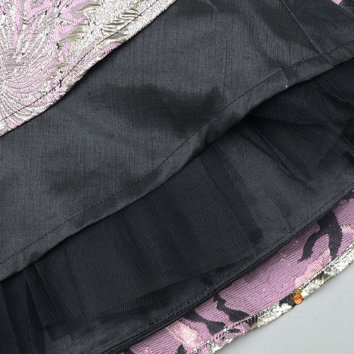 Stunning One Shoulder Drape Top With Lehenga