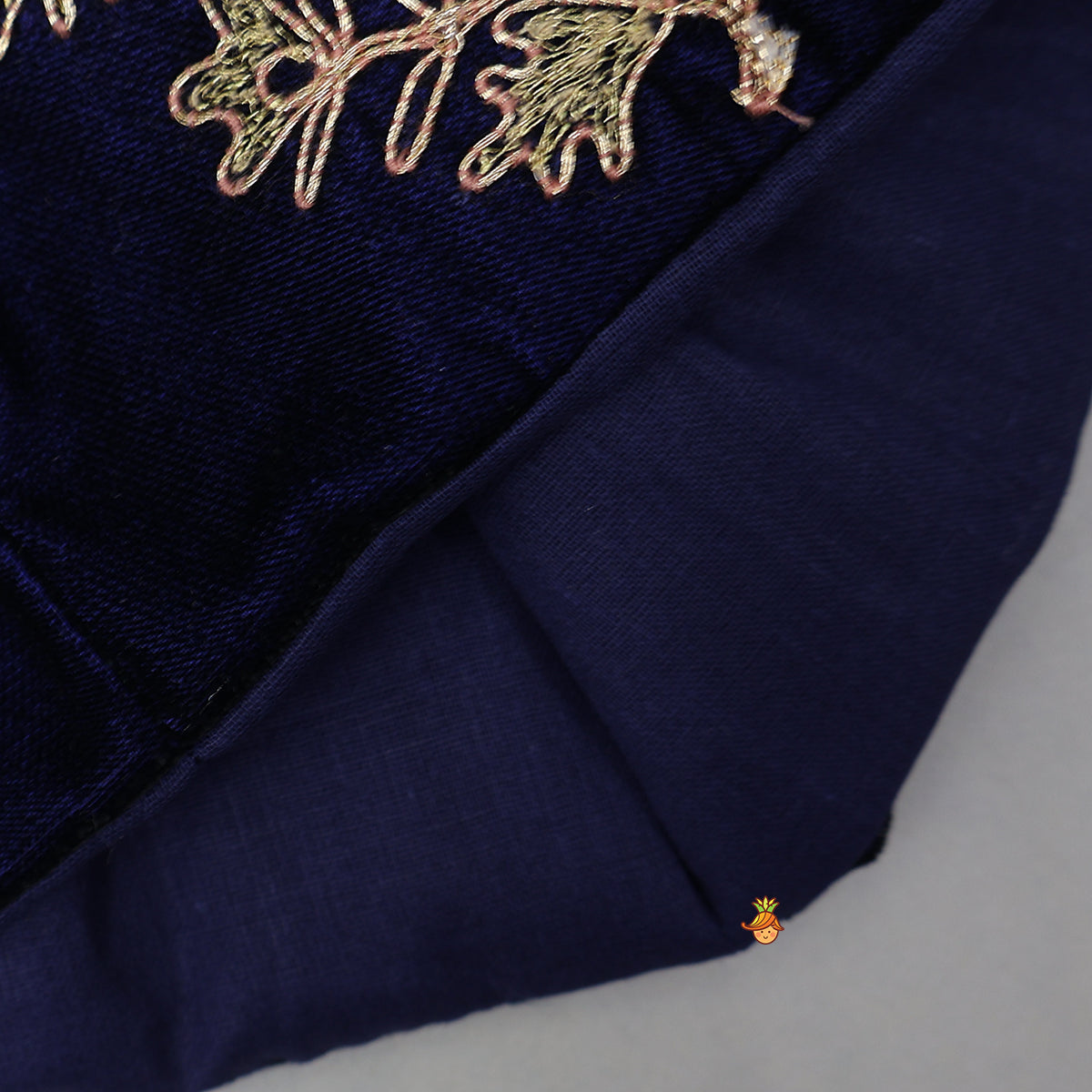 Stand Collar Velvet Charming Top And Lehenga