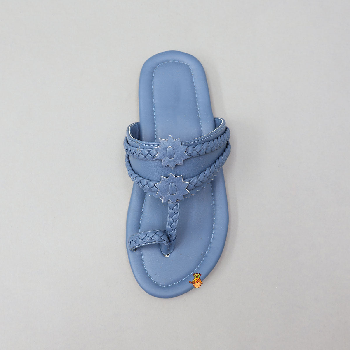 Elegant Braided Toe-Ring Kolhapuri Flats