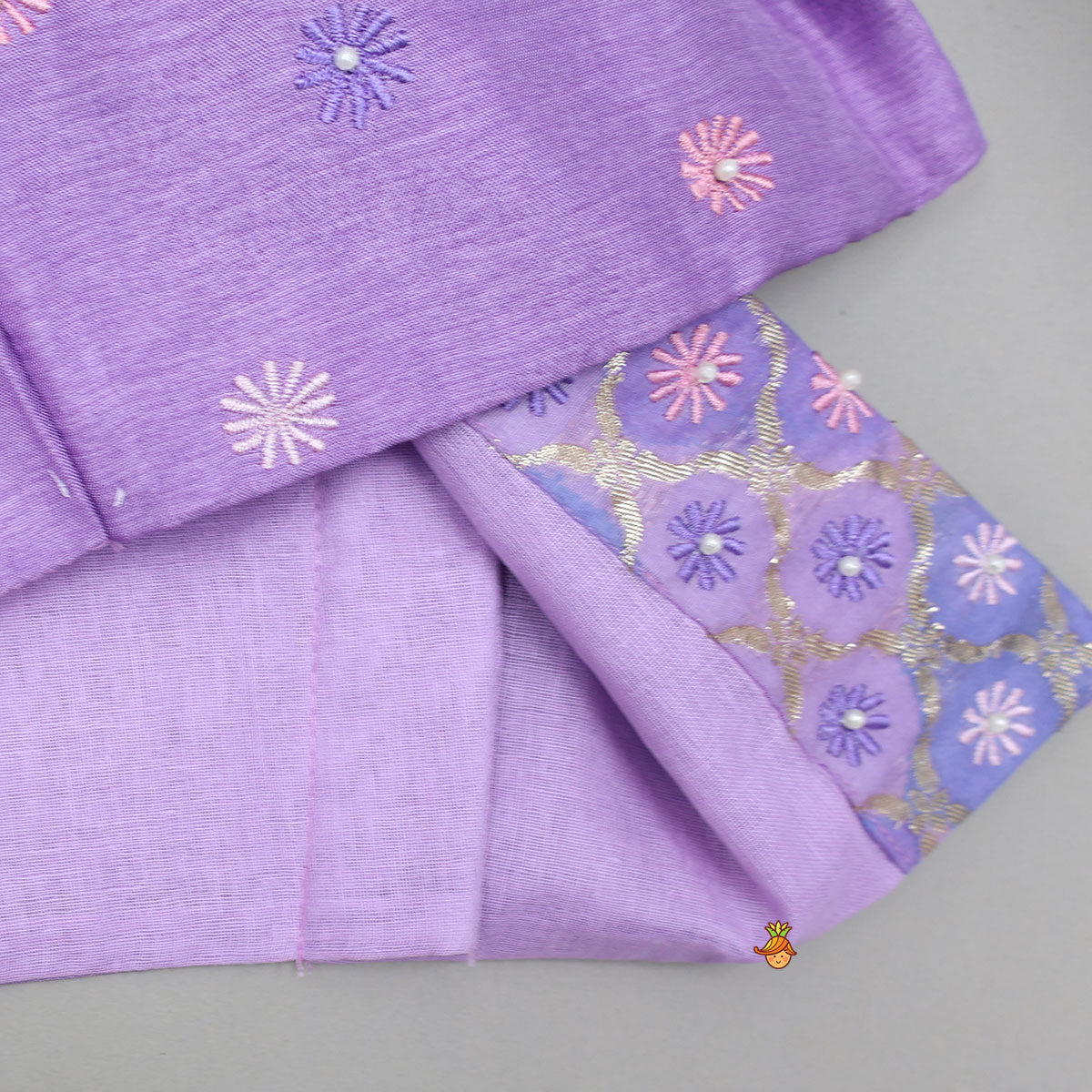 Beautiful Top With Collar Neck Open Jacket And Palazzo Pant