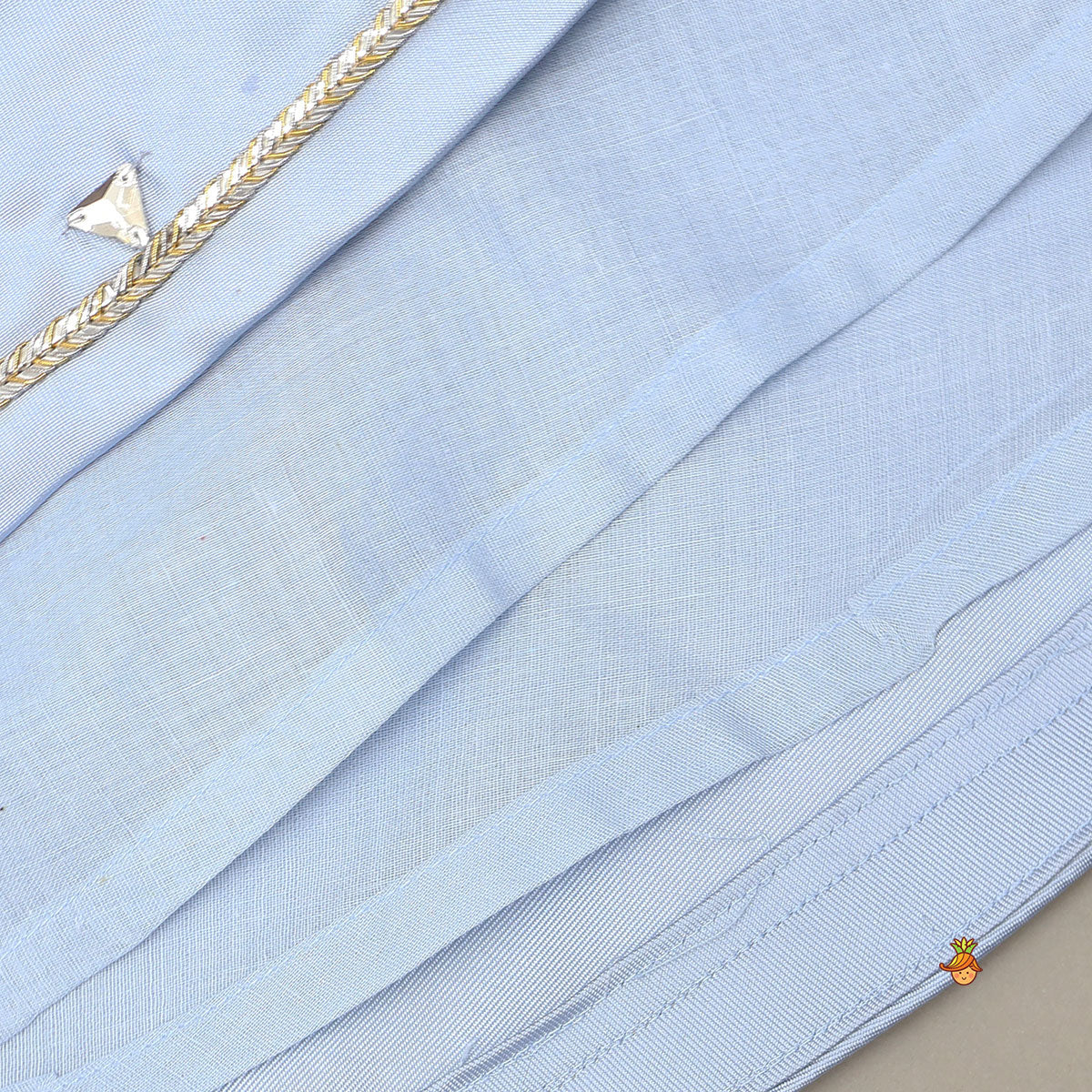 V Neck Sequins Floral Embroidered Top And Lehenga With Matching Dupatta