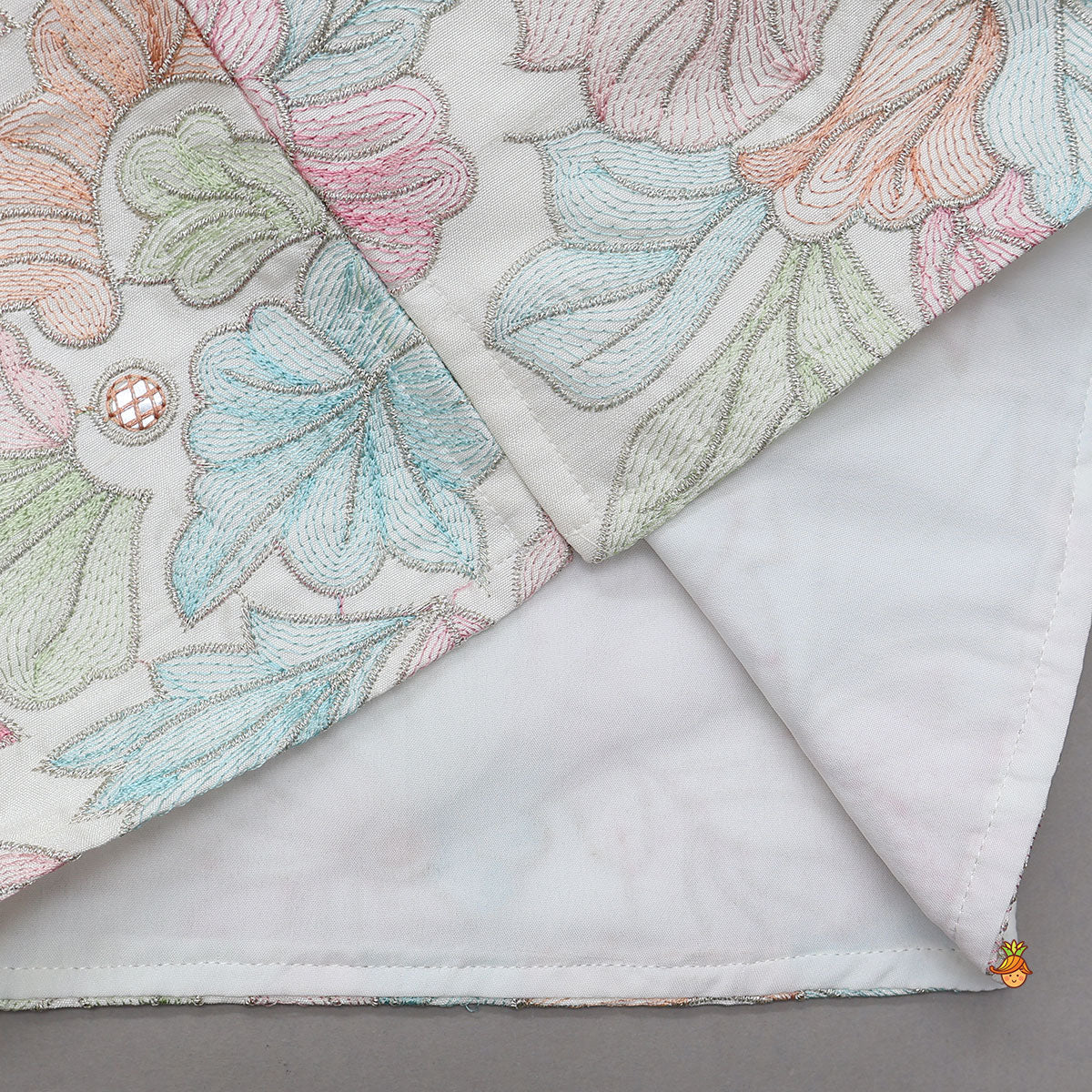 Ethnic Kurta With Embroidered Jacket And Pyjama