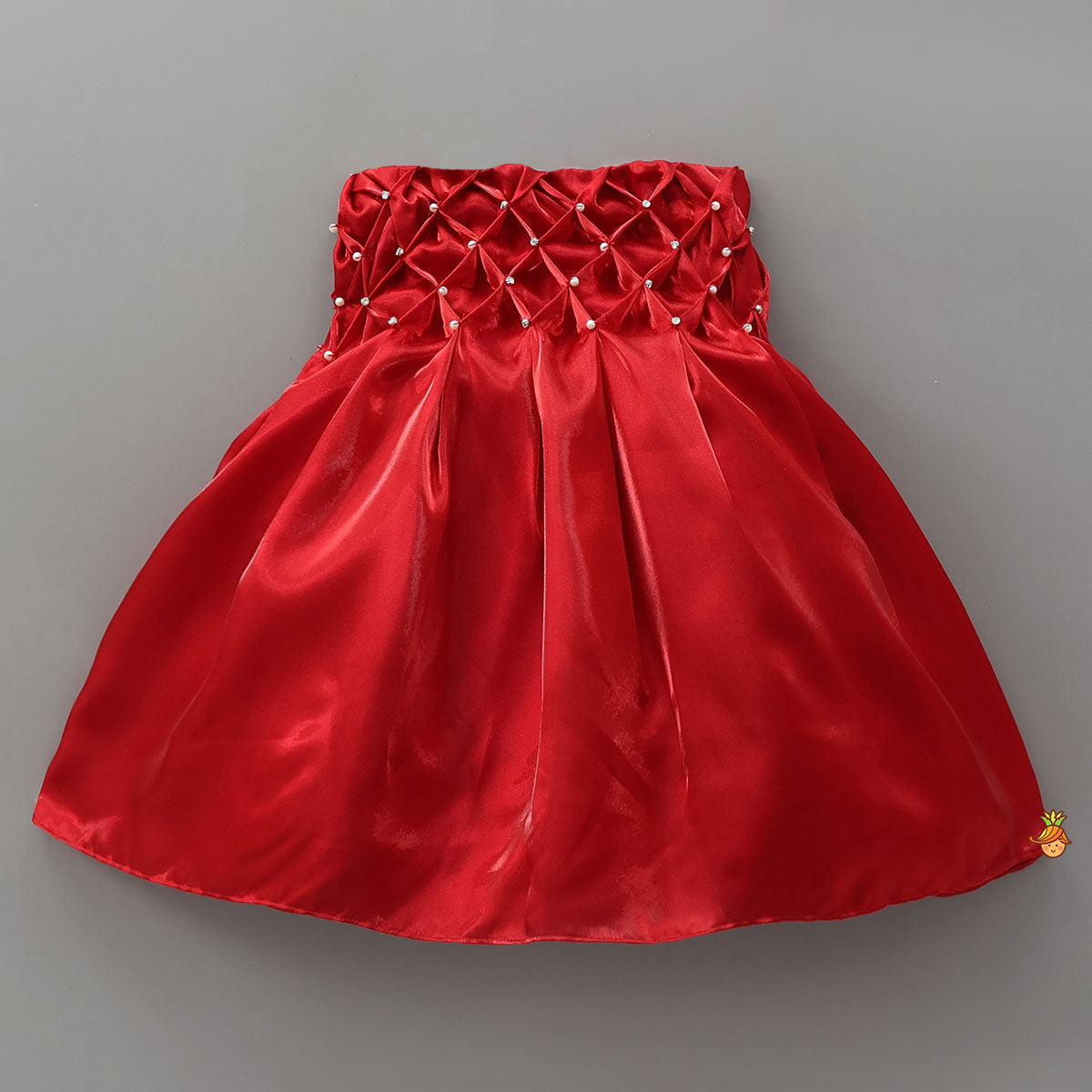 Stylish Sheen Top With Checks-Design Lehenga