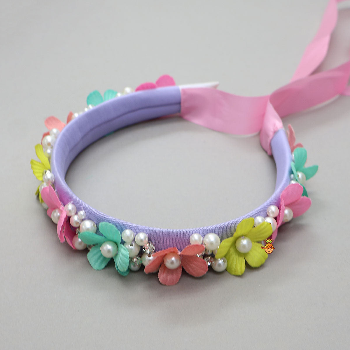 Stunning Top And Reversible Sequin Detail Mermaid-Style Skirt With Ribbon Hairband