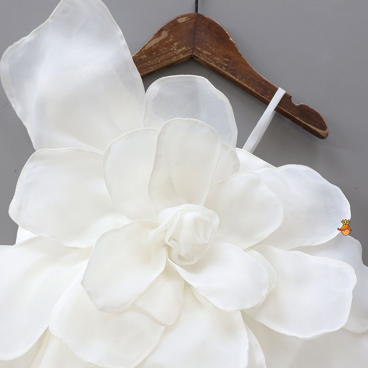 Stunning One Shoulder 3D Floral Organza Dress