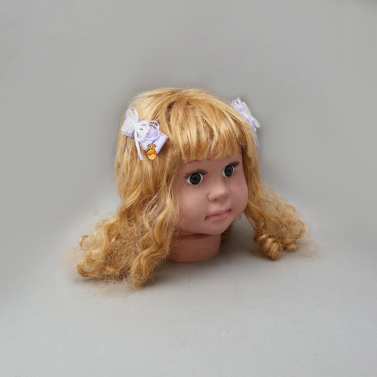 Handcrafted Cute Ribbon Hair Clip - Set Of 2