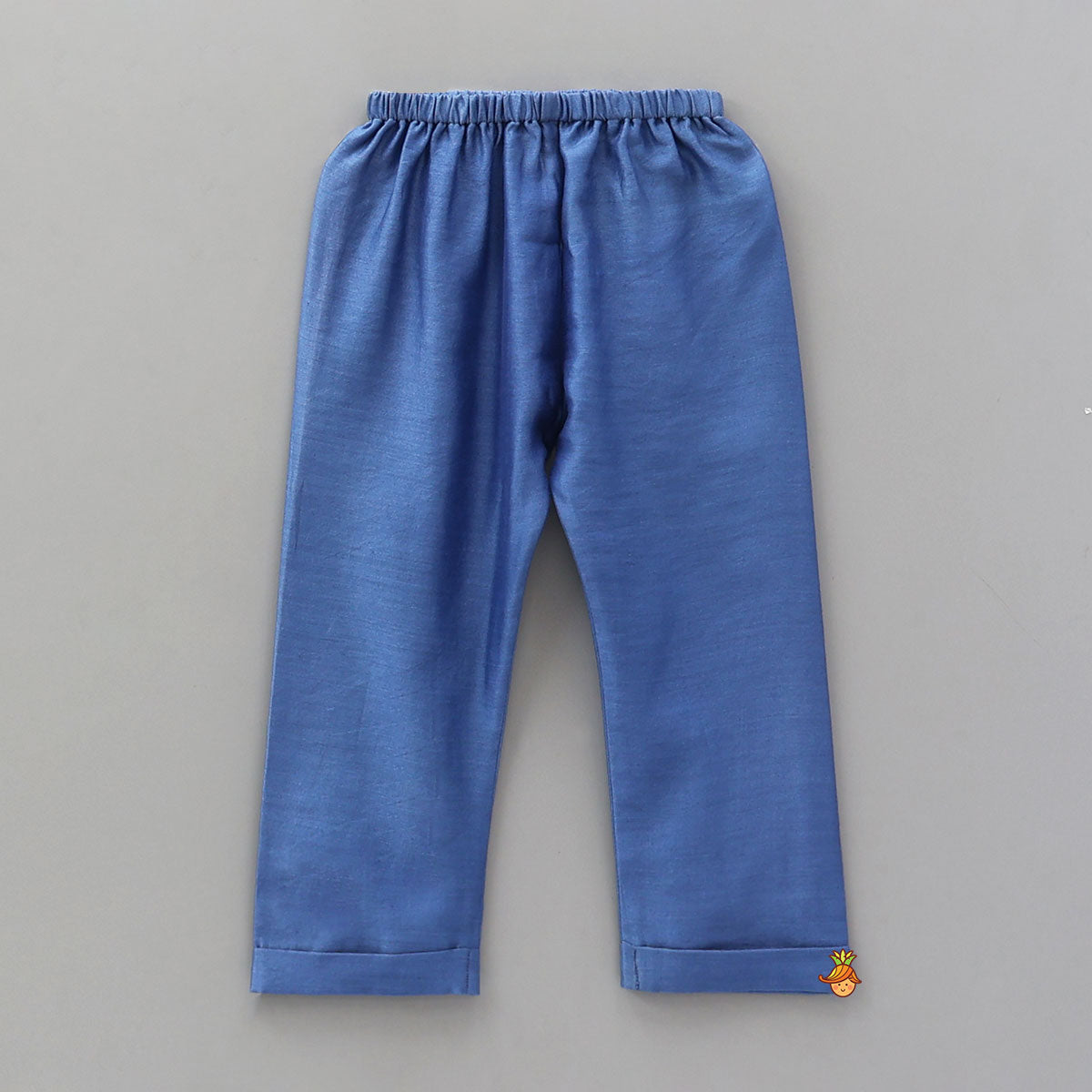 Kurta With Animal Motif Embroidery And Pyjama