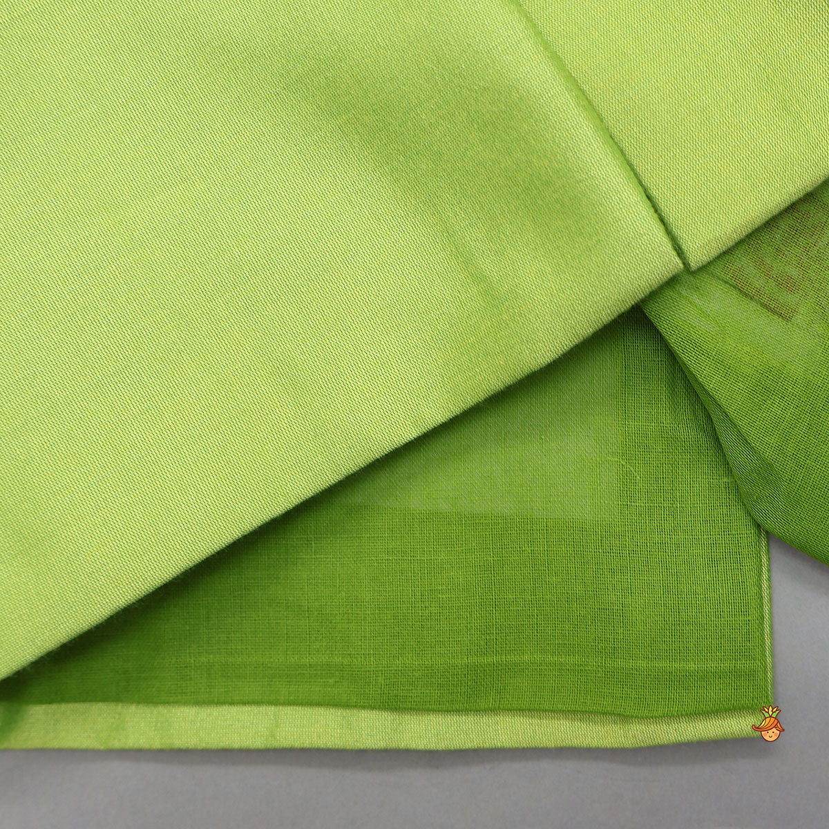 Cotton Silk Kurta With Embroidered Jacket And Pyjama